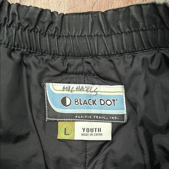 Black Dot Boy’s Olive Green Snow Pants, Size Large - Picture 10 of 10